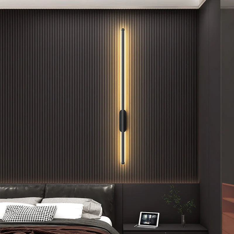 600 mm Led Black Long Wall Light